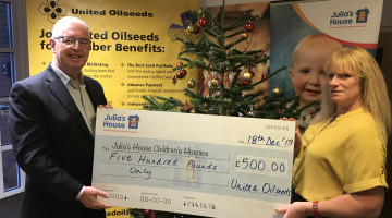 UOM donates to Julia’s House Children’s Hospices