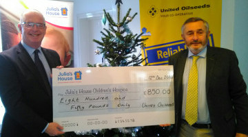 United Oilseeds helps support Julia’s House Children’s Hospices