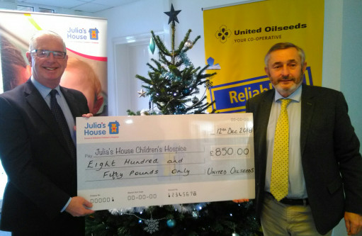 United Oilseeds helps support Julia’s House Children’s Hospices